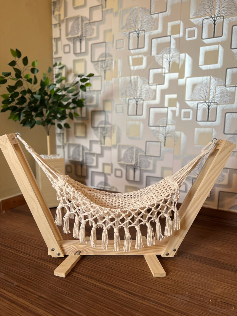 Redinha Natural com Estrutura de Madeira