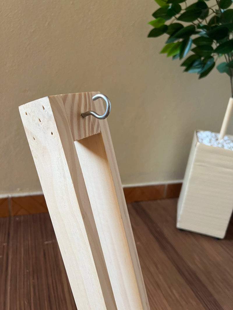 Redinha Natural com Estrutura de Madeira
