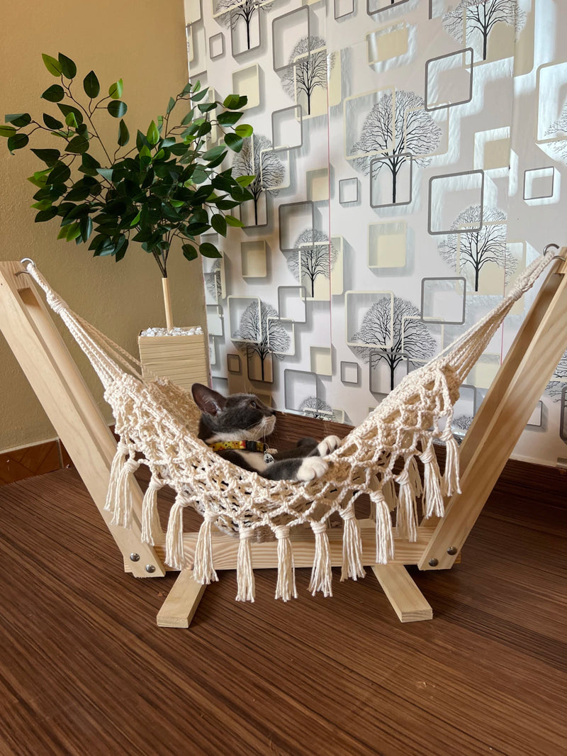 Redinha Natural com Estrutura de Madeira