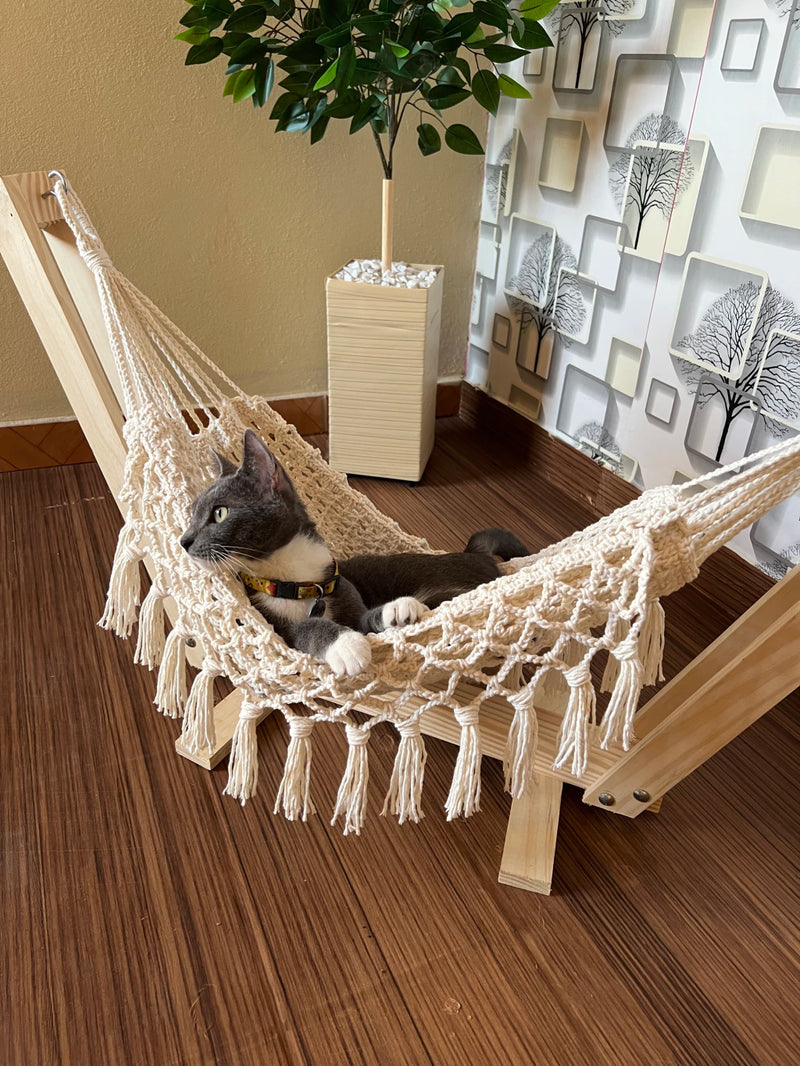 Redinha Natural com Estrutura de Madeira